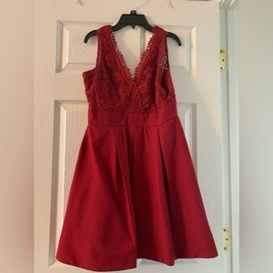 Formal dress, short length